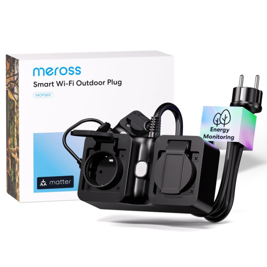 SMART HOME WI-FI PLUG/INDOOR/OUTD MOP320MA-EU MEROSS SMART HOME WI-FI PLUG/INDOOR/OUTD MOP320MA-EU MEROSS