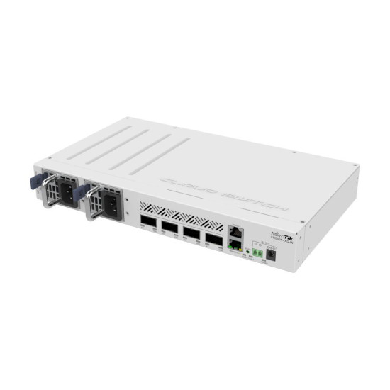 Switch|MIKROTIK|CRS504-4XQ-IN|Rack 1U|1x10Base-T / 100Base-TX|4xQSFP28|CRS504-4XQ-IN Switch|MIKROTIK|CRS504-4XQ-IN|Rack 1U|1x10Base-T / 100Base-TX|4xQSFP28|CRS504-4XQ-IN