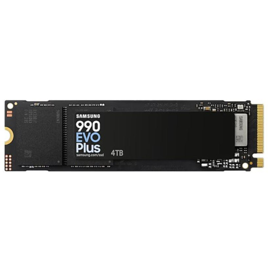 SSD|SAMSUNG|990 EVO Plus|4TB|M.2|PCIe Gen5|NVMe|TLC|Write speed 6300 MBytes/sec|Read speed 7250 MBytes/sec|2.38mm|TBW 2400 TB|MZ-V9S4T0BW SSD|SAMSUNG|990 EVO Plus|4TB|M.2|PCIe Gen5|NVMe|TLC|Write speed 6300 MBytes/sec|Read speed 7250 MBytes/sec|2.38mm|TBW 2400 TB|MZ-V9S4T0BW