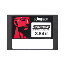 SSD|KINGSTON|7008xTBW rating|MTBF 2000000 h|Read speed 560 MB/s|Write speed 530 MB/s|Serial ATA III|2.5"|3840 GB|DC600M|SEDC600M/3840G