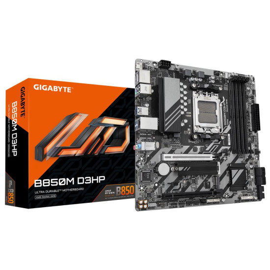 Mainboard|GIGABYTE|AMD B850|SAM5|ATX|Memory DDR5|Memory slots 4|B850MD3HP Mainboard|GIGABYTE|AMD B850|SAM5|ATX|Memory DDR5|Memory slots 4|B850MD3HP