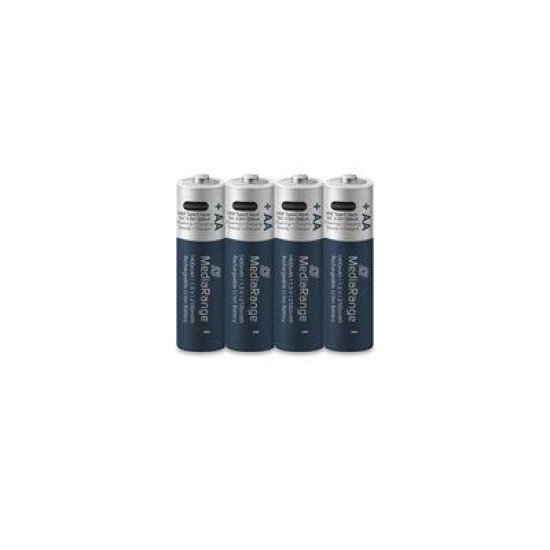 BATTERY RECH. LI-ION AAA 1.5V/500MAH 4P MRBAT160 MEDIARANGE BATTERY RECH. LI-ION AAA 1.5V/500MAH 4P MRBAT160 MEDIARANGE