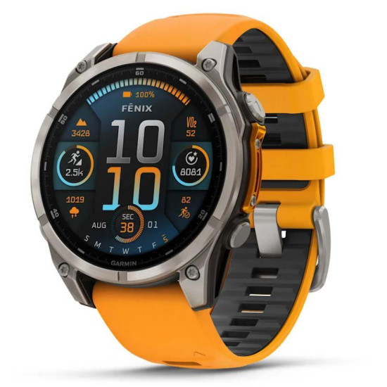SMARTWATCH FENIX 8 SAPPHIRE/ORANGE 010-02904-11 GARMIN SMARTWATCH FENIX 8 SAPPHIRE/ORANGE 010-02904-11 GARMIN