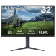 LCD Monitor|LG|31.5"|Panel IPS|2560x1440|16:9|180Hz|1 ms|Pivot|Height adjustable|Tilt|Colour Black|32GS85Q-B LCD Monitor|LG|31.5"|Panel IPS|2560x1440|16:9|180Hz|1 ms|Pivot|Height adjustable|Tilt|Colour Black|32GS85Q-B