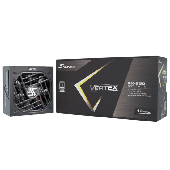 Power Supply|SEASONIC|VERTEX PX|850 Watts|Efficiency 80 PLUS PLATINIUM|MTBF 100000 hours|VERTEXPX-850