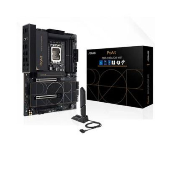 Mainboard|ASUS|Intel Z890|LGA1851|ATX|Memory DDR5|Memory slots 4|1xPCI-Express 4.0 16x|2xPCI-Express 5.0 16x|5xM.2|1xHDMI|1xDisplayPort|1xAudio-In|1xAudio-Out|1xUSB 2.0|6xUSB 3.2|3xUSB-C w/Thunderbolt|1xRJ45|PROARTZ890-CREATORWIFI Mainboard|ASUS|Intel Z890|LGA1851|ATX|Memory DDR5|Memory slots 4|1xPCI-Express 4.0 16x|2xPCI-Express 5.0 16x|5xM.2|1xHDMI|1xDisplayPort|1xAudio-In|1xAudio-Out|1xUSB 2.0|6xUSB 3.2|3xUSB-C w/Thunderbolt|1xRJ45|PROARTZ890-CREATORWIFI