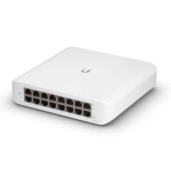 Switch|UBIQUITI|USW-LITE-16-POE|Type L2|16x10Base-T / 100Base-TX / 1000Base-T|PoE+ ports 8|45 Watts|USW-LITE-16-POE