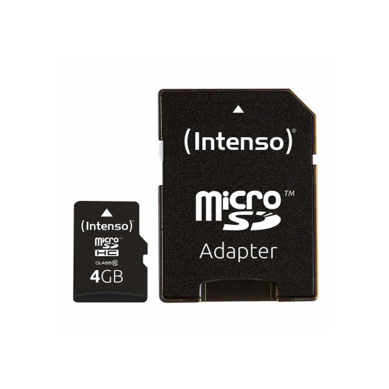 MEMORY MICRO SDHC 4GB C10/W/ADAPTER 3413450 INTENSO MEMORY MICRO SDHC 4GB C10/W/ADAPTER 3413450 INTENSO