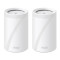Wireless Router|TP-LINK|Wireless Access Point / Router|2-pack|9300 Mbps|Mesh|Wi-Fi 7|USB 3.0|4x2.5GbE|LAN \ WAN ports 4|Number of antennas 4|DECOBE65(2-PACK)