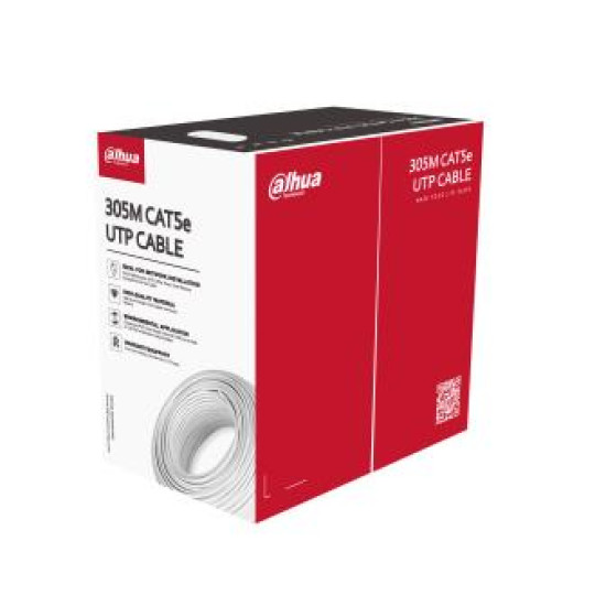 CABLE CAT5E UTP 305M WHITE/PFM920I-5EU-U DAHUA CABLE CAT5E UTP 305M WHITE/PFM920I-5EU-U DAHUA