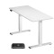 DESK MOTORISED/WHITE WDT221E-W ONKRON