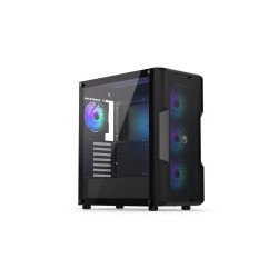 Case|ENDORFY|Regnum 400 ARGB|MidiTower|Case product features Transparent panel|Not included|ATX|MicroATX|MiniITX|Colour Black|EY2A009