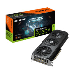 Graphics Card|GIGABYTE|NVIDIA GeForce RTX 5060 Ti|8 GB|GDDR7|128 bit|PCIE 5.0 16x|GPU 2647 MHz|Triple slot Fansink|1xHDMI|3xDisplayPort|GV-N506TGAMINGOC-8GD