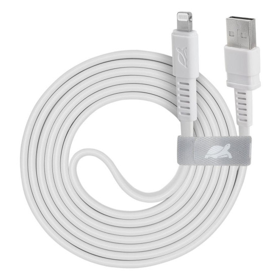 CABLE USB-A TO LIGHTNING 1.2M/WHITE PS6008 RIVACASE CABLE USB-A TO LIGHTNING 1.2M/WHITE PS6008 RIVACASE