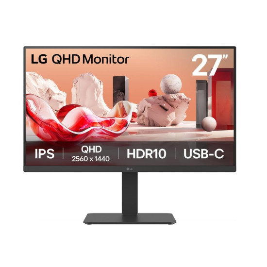 LCD Monitor|LG|27BA65QB-B|27"|Panel IPS|2560x1440|16:9|100Hz|Matte|5 ms|Speakers|Swivel|Pivot|Height adjustable|Tilt|Colour Black|27BA65QB-B LCD Monitor|LG|27BA65QB-B|27"|Panel IPS|2560x1440|16:9|100Hz|Matte|5 ms|Speakers|Swivel|Pivot|Height adjustable|Tilt|Colour Black|27BA65QB-B