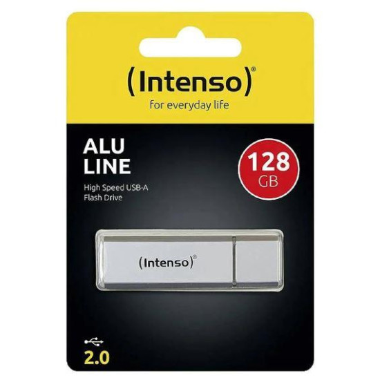 MEMORY DRIVE FLASH USB2 128GB/SILVER 3521496 INTENSO MEMORY DRIVE FLASH USB2 128GB/SILVER 3521496 INTENSO