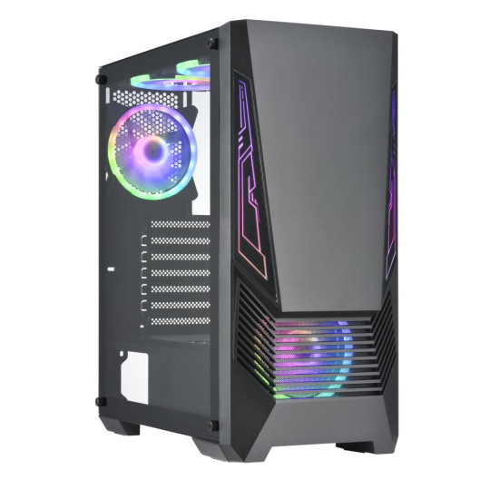 Case|GOLDEN TIGER|Buffalo M730i|MidiTower|Not included|ATX|MicroATX|Colour Black|BUFFALOM730I Case|GOLDEN TIGER|Buffalo M730i|MidiTower|Not included|ATX|MicroATX|Colour Black|BUFFALOM730I