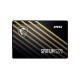 SSD|MSI|SPATIUM S270|480GB|SATA|3D NAND|Write speed 450 MBytes/sec|Read speed 500 MBytes/sec|2,5"|TBW 250 TB|MTBF 2000000 hours|S78-440E350-P83 SSD|MSI|SPATIUM S270|480GB|SATA|3D NAND|Write speed 450 MBytes/sec|Read speed 500 MBytes/sec|2,5"|TBW 250 TB|MTBF 2000000 hours|S78-440E350-P83