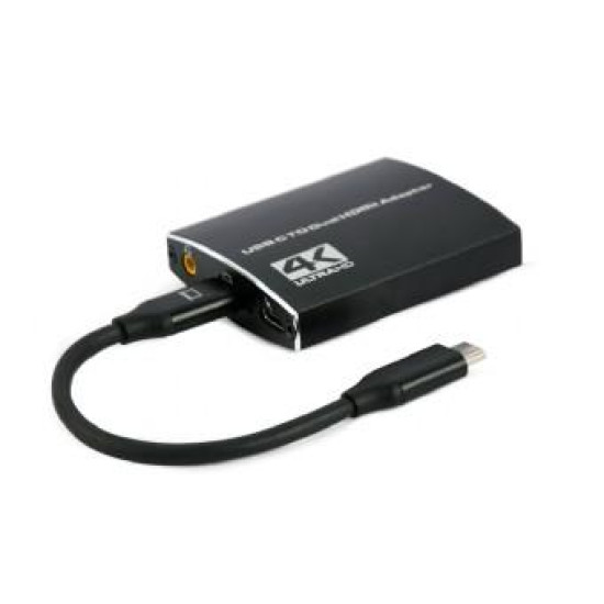 I/O ADAPTER USB-C TO HDMI/DUAL A-CM-HDMIF2-01 GEMBIRD I/O ADAPTER USB-C TO HDMI/DUAL A-CM-HDMIF2-01 GEMBIRD