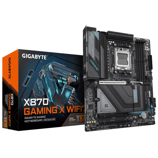Mainboard|GIGABYTE|AMD X870|SAM5|ATX|Memory DDR5|Memory slots 4|2xPCI-Express 3.0 1x|1xPCI-Express 5.0 16x|3xM.2|1xHDMI|4xUSB 2.0|4xUSB 3.2|2xUSB-C|1xRJ45|3xAudio port|X870GAMINGXWIFI71.1 Mainboard|GIGABYTE|AMD X870|SAM5|ATX|Memory DDR5|Memory slots 4|2xPCI-Express 3.0 1x|1xPCI-Express 5.0 16x|3xM.2|1xHDMI|4xUSB 2.0|4xUSB 3.2|2xUSB-C|1xRJ45|3xAudio port|X870GAMINGXWIFI71.1