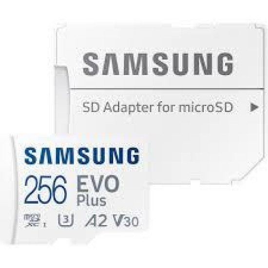 MEMORY MICRO SDXC EVO+ 256GB/V30 W/A MB-MC256SA/EU SAMSUNG MEMORY MICRO SDXC EVO+ 256GB/V30 W/A MB-MC256SA/EU SAMSUNG