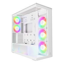 Case|ARCTIC|Xtender (White)|MidiTower|Case product features Transparent panel|Not included|Colour White|ACPCC00014A