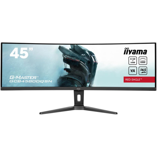 LCD Monitor|IIYAMA|GCB4580DQSN-B1|45"|Curved|Panel VA|5120x1440|32:9|165Hz|Matte|0.8 ms|Speakers|Height adjustable|Tilt|Colour Black|GCB4580DQSN-B1 LCD Monitor|IIYAMA|GCB4580DQSN-B1|45"|Curved|Panel VA|5120x1440|32:9|165Hz|Matte|0.8 ms|Speakers|Height adjustable|Tilt|Colour Black|GCB4580DQSN-B1