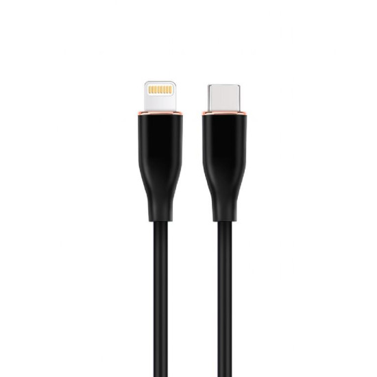 CABLE LIGHTNING TO USB-C 1.5M/CC-USB2S-CM8PM-1.5M-BK GEMBIRD CABLE LIGHTNING TO USB-C 1.5M/CC-USB2S-CM8PM-1.5M-BK GEMBIRD