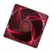 CASE FAN 120MM TRANSP 3PIN+4P/RED 12V XF046 XILENCE