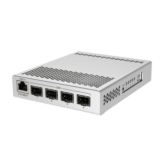 Switch|MIKROTIK|1x10Base-T / 100Base-TX / 1000Base-T|4xSFP+|PoE ports 1|CRS305-1G-4S+IN Switch|MIKROTIK|1x10Base-T / 100Base-TX / 1000Base-T|4xSFP+|PoE ports 1|CRS305-1G-4S+IN