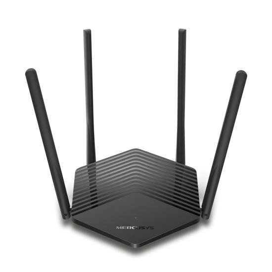 Wireless Router|MERCUSYS|1500 Mbps|Wi-Fi 6|IEEE 802.11a/b/g|IEEE 802.11n|IEEE 802.11ac|IEEE 802.11ax|3x10/100/1000M|LAN \ WAN ports 1|Number of antennas 4|MR60X Wireless Router|MERCUSYS|1500 Mbps|Wi-Fi 6|IEEE 802.11a/b/g|IEEE 802.11n|IEEE 802.11ac|IEEE 802.11ax|3x10/100/1000M|LAN \ WAN ports 1|Number of antennas 4|MR60X