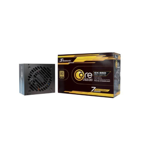 Power Supply|SEASONIC|CORE GX ATX 3.1|650 Watts|Efficiency 80 PLUS GOLD|MTBF 100000 hours|COREGX-650 Power Supply|SEASONIC|CORE GX ATX 3.1|650 Watts|Efficiency 80 PLUS GOLD|MTBF 100000 hours|COREGX-650
