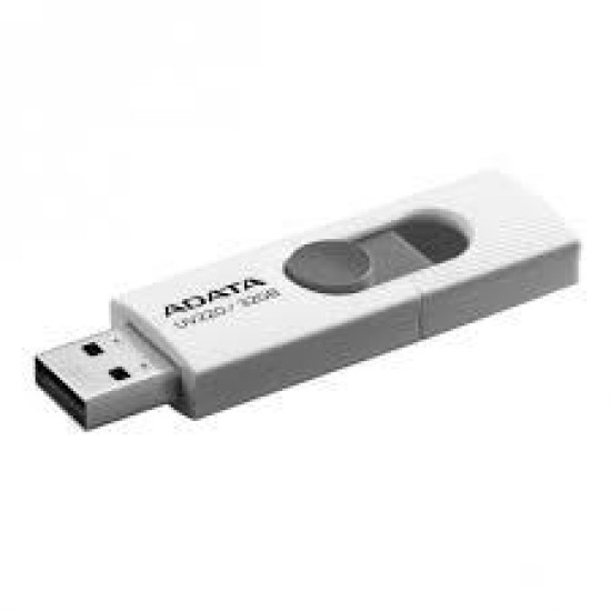 MEMORY DRIVE FLASH USB2 32GB/WH/GR AUV220-32G-RWHGY ADATA MEMORY DRIVE FLASH USB2 32GB/WH/GR AUV220-32G-RWHGY ADATA