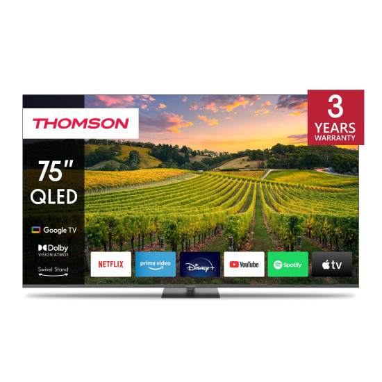 TV Set|THOMSON|75 "|4K Ultra HD|3840 x 2160 pixels|Flat|16:9|QLED|75QG5C14 TV Set|THOMSON|75 "|4K Ultra HD|3840 x 2160 pixels|Flat|16:9|QLED|75QG5C14