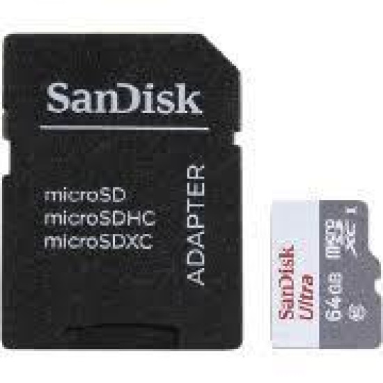 MEMORY MICRO SDXC 64GB UHS-I/W/A SDSQUNR-064G-GN6TA SANDISK MEMORY MICRO SDXC 64GB UHS-I/W/A SDSQUNR-064G-GN6TA SANDISK