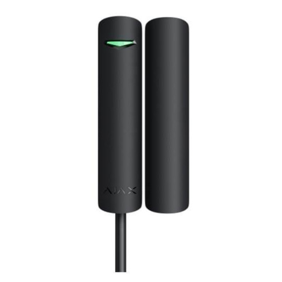 SENSOR DOORPROTECT PLUS/BLACK 30855 AJAX FIBRA SENSOR DOORPROTECT PLUS/BLACK 30855 AJAX FIBRA