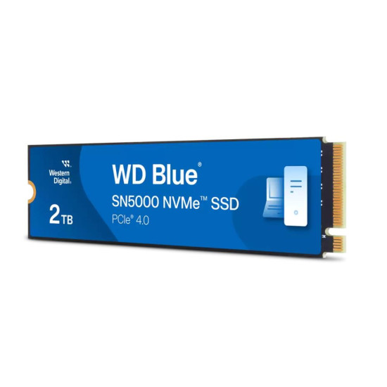SSD|WESTERN DIGITAL|Blue SN5000|2TB|M.2|PCIe Gen4|NVMe|Write speed 4850 MBytes/sec|Read speed 5150 MBytes/sec|2.38mm|TBW 900 TB|WDS200T4B0E SSD|WESTERN DIGITAL|Blue SN5000|2TB|M.2|PCIe Gen4|NVMe|Write speed 4850 MBytes/sec|Read speed 5150 MBytes/sec|2.38mm|TBW 900 TB|WDS200T4B0E