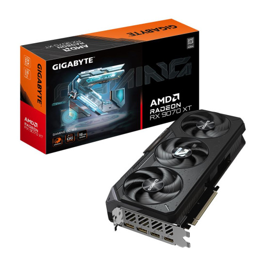Graphics Card|GIGABYTE|AMD Radeon RX 9070 XT|16 GB|GDDR6|256 bit|PCIE 5.0 16x|Triple slot Fansink|2xHDMI|2xDisplayPort|R9070XTGAMINGOC-16GD1.0 Graphics Card|GIGABYTE|AMD Radeon RX 9070 XT|16 GB|GDDR6|256 bit|PCIE 5.0 16x|Triple slot Fansink|2xHDMI|2xDisplayPort|R9070XTGAMINGOC-16GD1.0