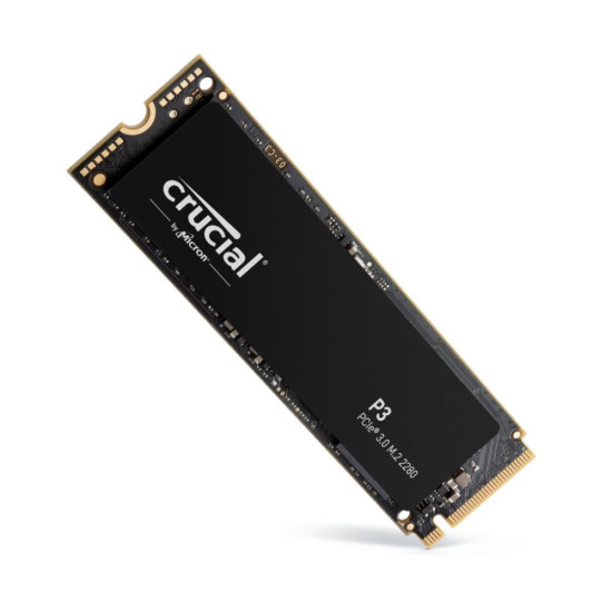 SSD|CRUCIAL|P3|1TB|M.2|PCIE|NVMe|3D NAND|Write speed 3000 MBytes/sec|Read speed 3500 MBytes/sec|TBW 220 TB|CT1000P3SSD8