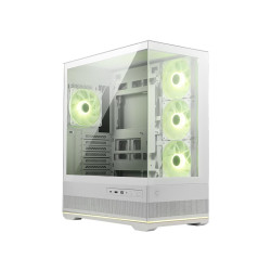 Case|MSI|MAG PANO 110R PZ / WHITE|MidiTower|Case product features Transparent panel|Not included|Colour Black|MAGPANO110RPZWHITE
