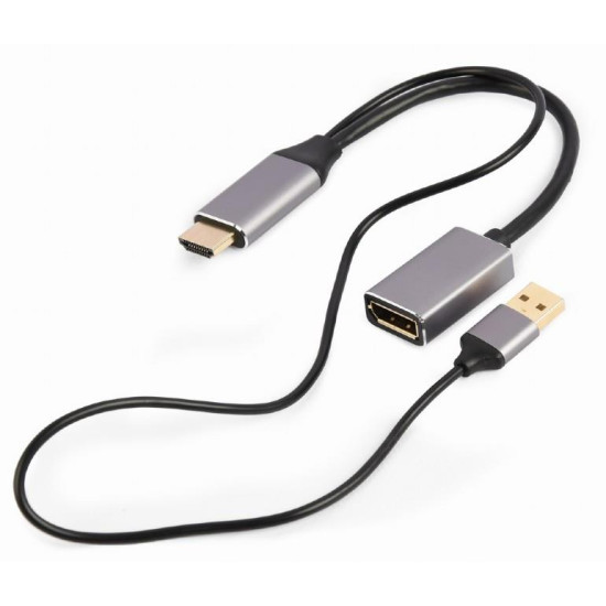 I/O ADAPTER HDMI TO DP/BLACK A-HDMIM-DPF-02 GEMBIRD I/O ADAPTER HDMI TO DP/BLACK A-HDMIM-DPF-02 GEMBIRD