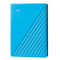 External HDD|WESTERN DIGITAL|My Passport|6TB|USB 2.0|USB 3.2|Colour Sky Blue|WDBR9S0060BBL-WESN