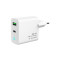 CHARGER USB 20W 2PORT/TA-UC-PDQC20L-W-01 GEMBIRD