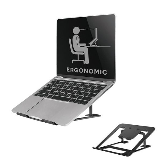 NEWSTAR NOTEBOOK DESK STAND BLACK (ERGONOMIC) NEWSTAR NOTEBOOK DESK STAND BLACK (ERGONOMIC)
