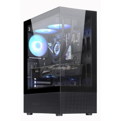 Case|GOLDEN TIGER|Raider DK-6|MidiTower|Case product features Transparent panel|Not included|Colour Black|RAIDERDK6