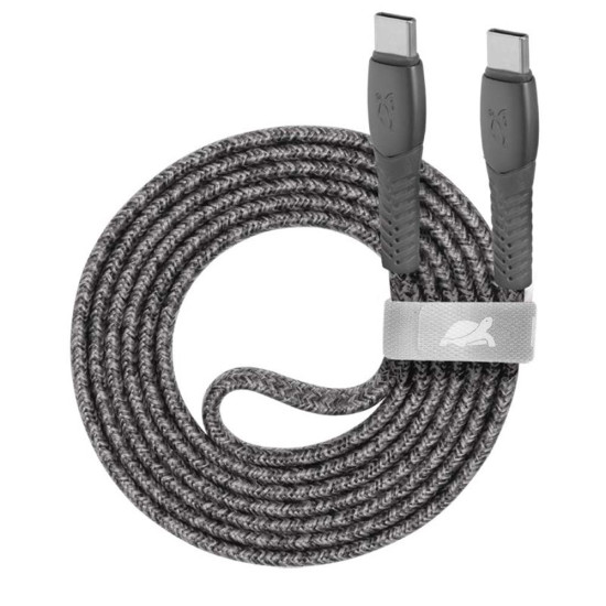 CABLE USB-C TO USB-C 1.2M/GREY PS6105 GR12 RIVACASE CABLE USB-C TO USB-C 1.2M/GREY PS6105 GR12 RIVACASE