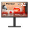 LCD Monitor|LG|23.8"|Business|Panel IPS|1920x1080|16:9|100Hz|5 ms|Speakers|Swivel|Pivot|Height adjustable|Tilt|24BA750-B