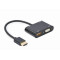I/O ADAPTER HDMI TO HDMI/VGA/A-HDMIM-HDMIFVGAF-01 GEMBIRD