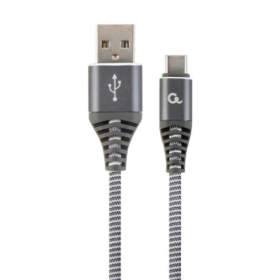 CABLE USB-C TO USB2 1M GRE/WHT/CC-USB2B-AMCM-1M-WB2 GEMBIRD CABLE USB-C TO USB2 1M GRE/WHT/CC-USB2B-AMCM-1M-WB2 GEMBIRD