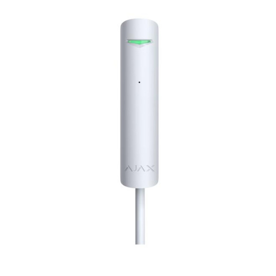 DETECTOR GLASSPROTECT/WHITE 30856 AJAX FIBRA DETECTOR GLASSPROTECT/WHITE 30856 AJAX FIBRA
